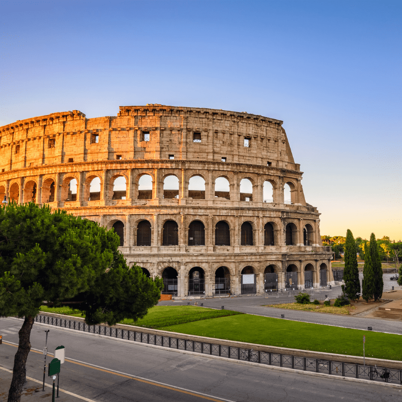 Viagem para Roma, Coliseu