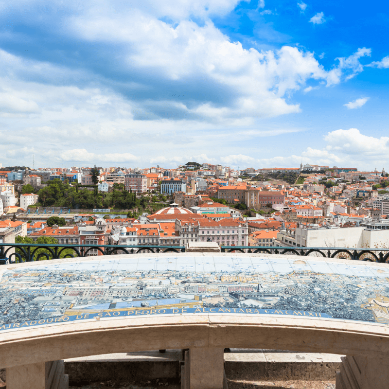Miradouro de São Pedro de Alcantara Lisboa