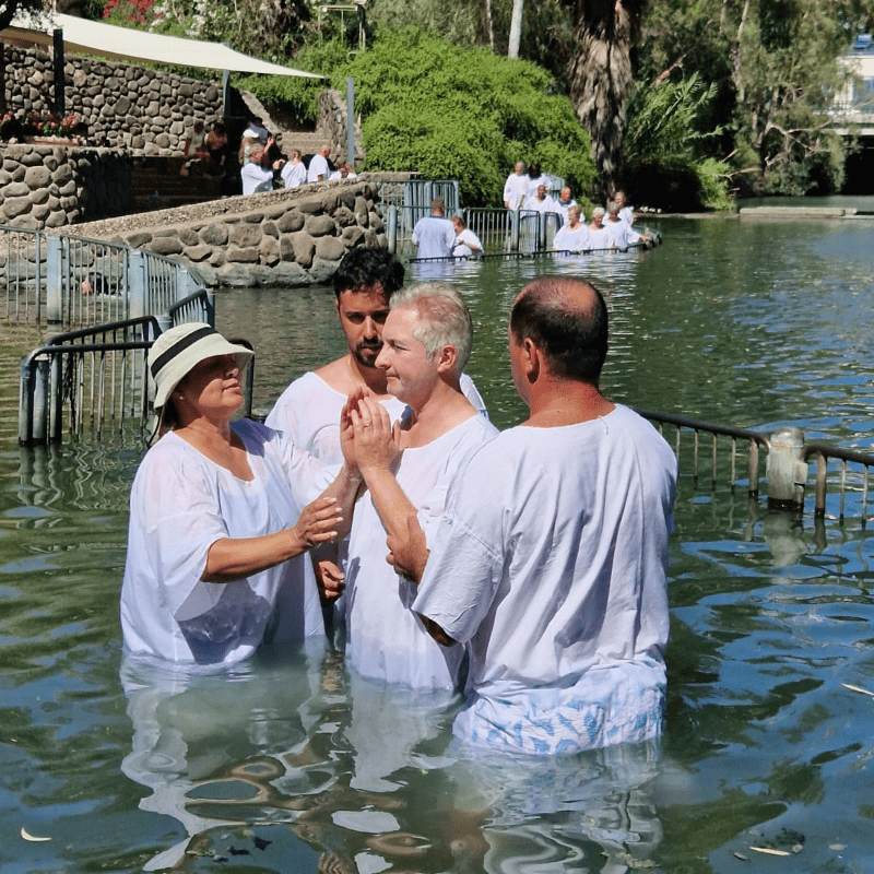 Batismo no rio jordão Israel